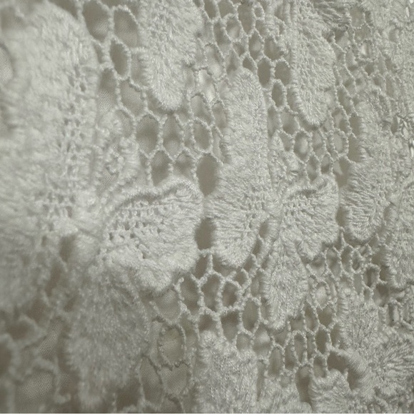 Lilly Pulitzer Shayna Classic White Papillon Butterfly Lace Shift Dress 8 - Picture 7 of 11